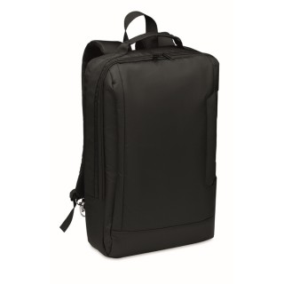 Mochila portátil con asa acolchada y bolsillo lateral